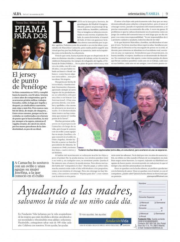 El jersey de punto de Penélope